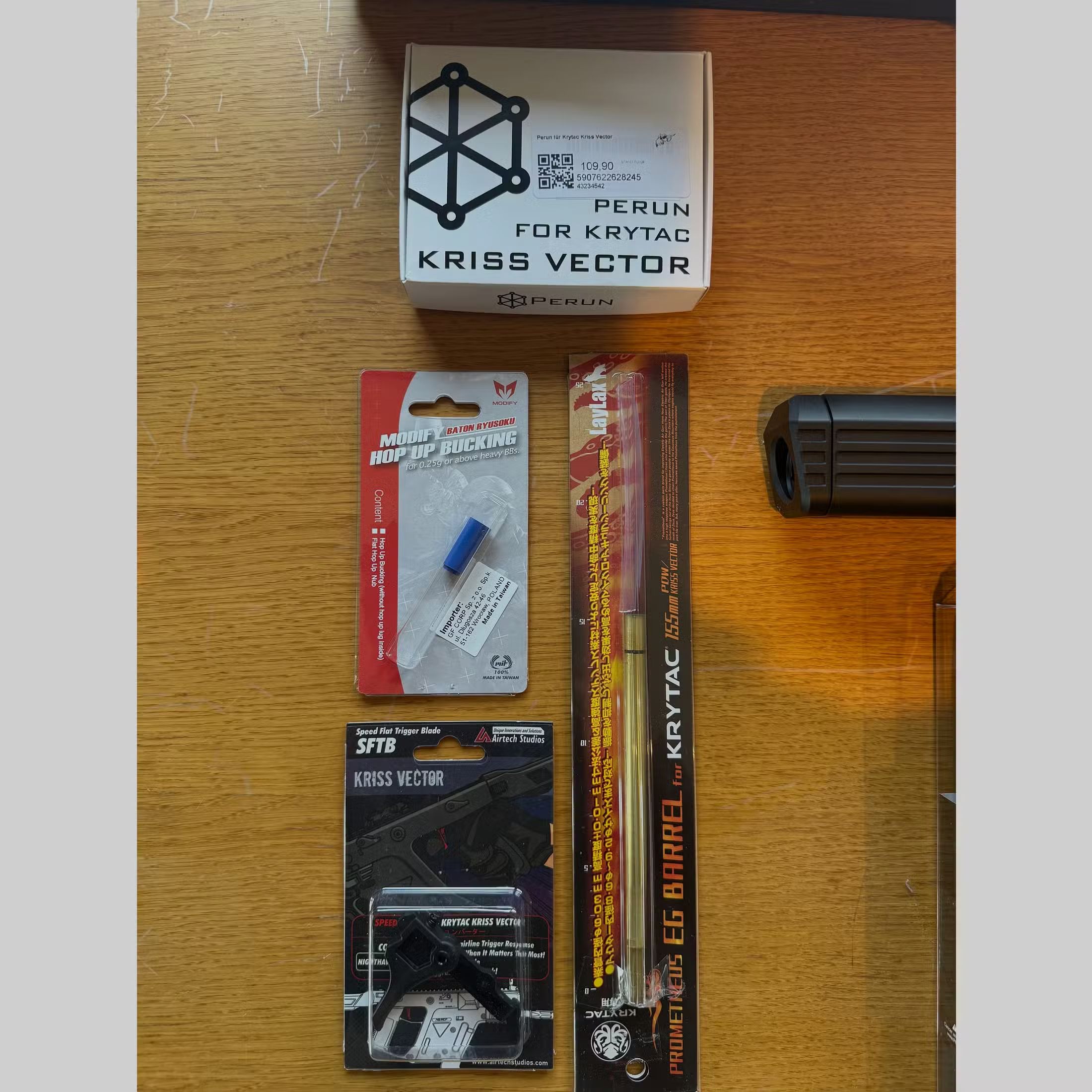 Krytac Kriss Vector Airsoft S-AEG (negro) + equipo