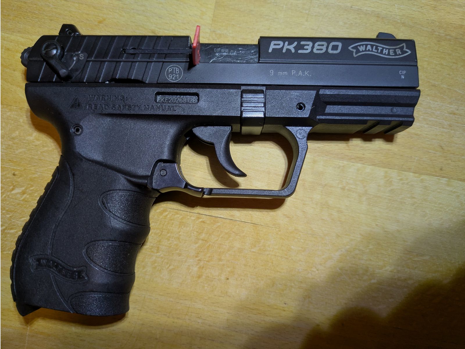 Walther PK380 Schreckschusspistole inkl. Zubehör