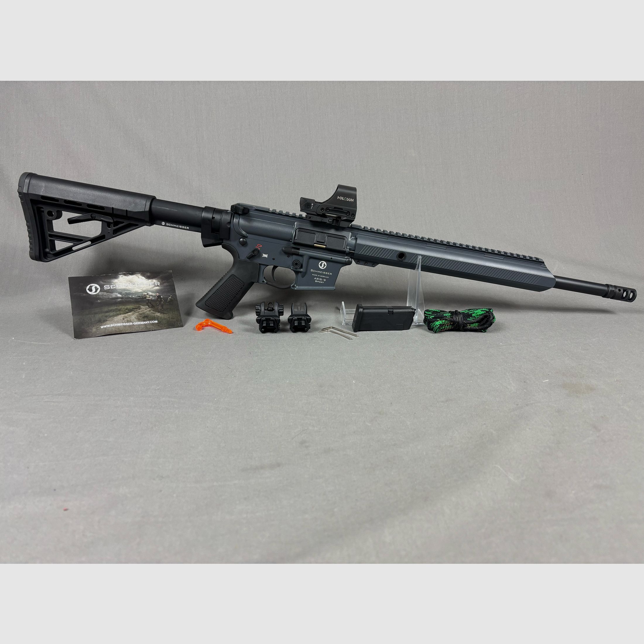 Schmeisser AR15-9 Battleship Grey in 9mm Luger