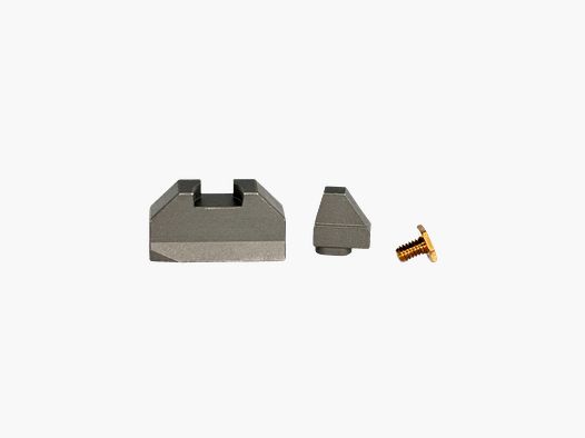 2x IRON SIGHT von ATHENA PRECISION Vollgröße für Glock, Walther PDP (0,3")