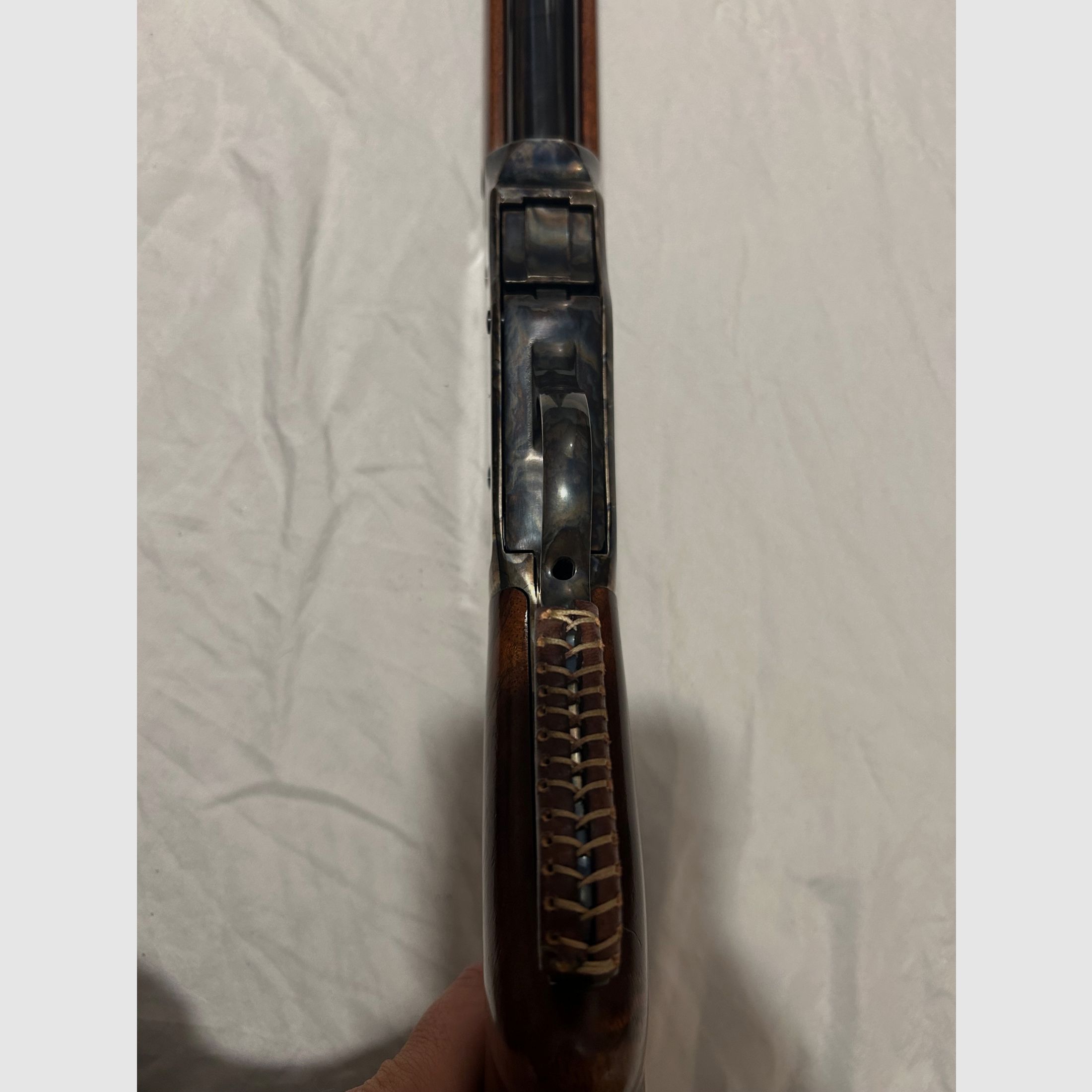 Chiappa 1887 L.A. Cowboy Hunter – cal. 12/70 – con palanca de conversión y accesorios de cuero, imagen 5 de 6