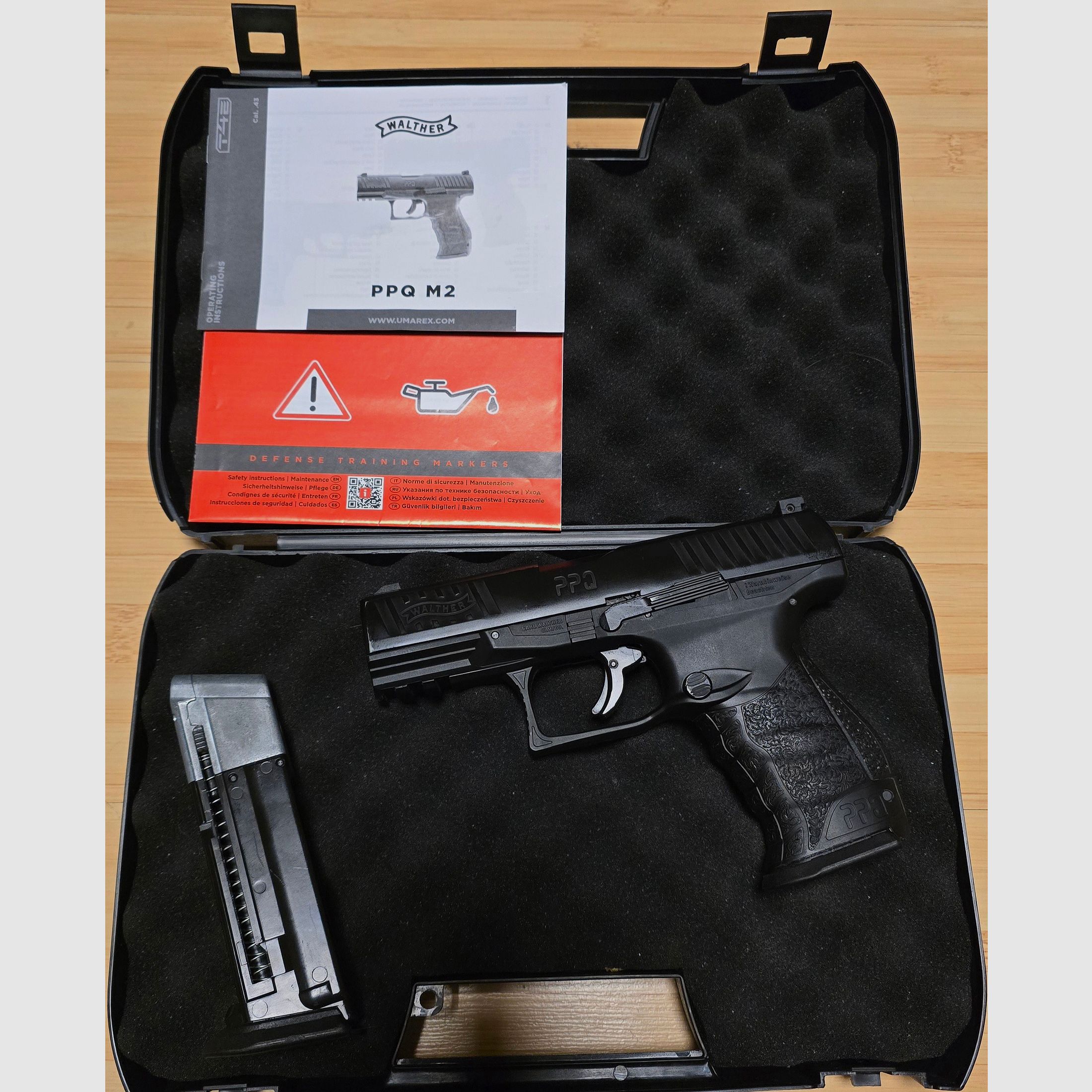 Walther PPQ M2 T4E Cal. 43 Paintball Ram