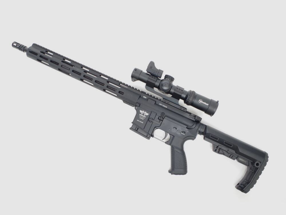 Messerschmitt AR15 16.75" Black + Firefield Commando Kit Bundle