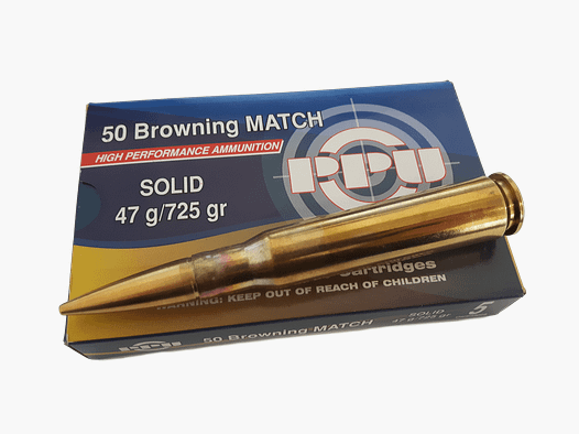PRVI/PPU .50 BMG Solid Match 725 gr. -5 pcs
