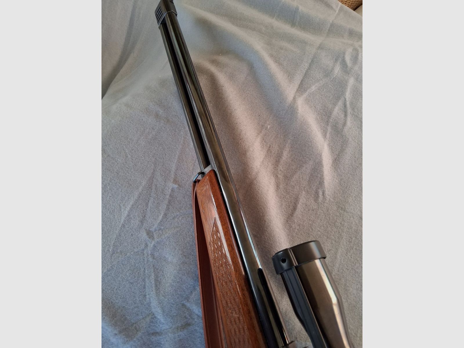 Langwaffe Tikka Bockbüchsflinte 12/70 und 222 Rem. mit Zielfernrohr Sornet 4x
