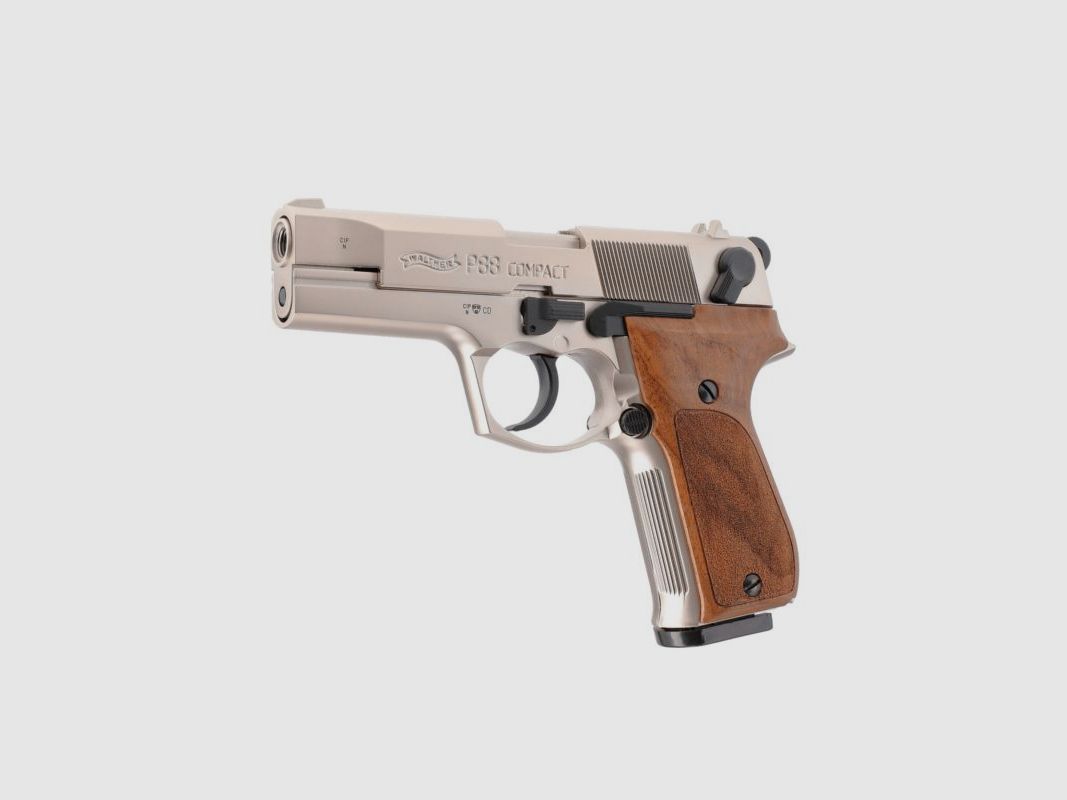 Walther Signalpistole P88 Compact Nickel/Holz 9mm PAK, Bild 6 von 14