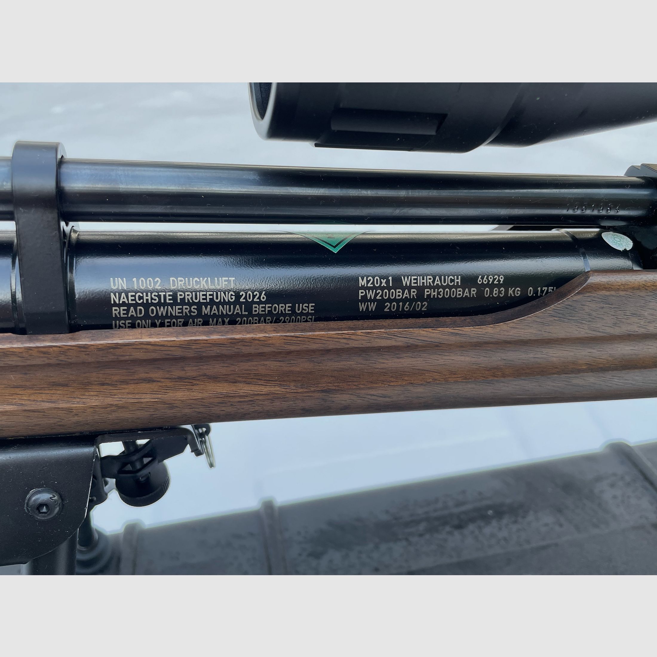 Incense HW 100 LS, SD, cal. 4.5 P18