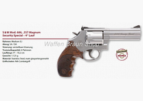 Smith & Wesson Mod 686 Security Special 4 cale .357 Magnum stal nierdzewna matowa