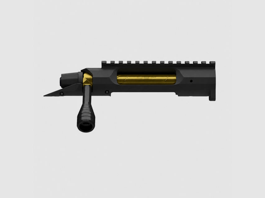 HST Short Action A30s (Boltface .384″) DLC(grey)+TiN(gold) & Safety Bolt Shroud