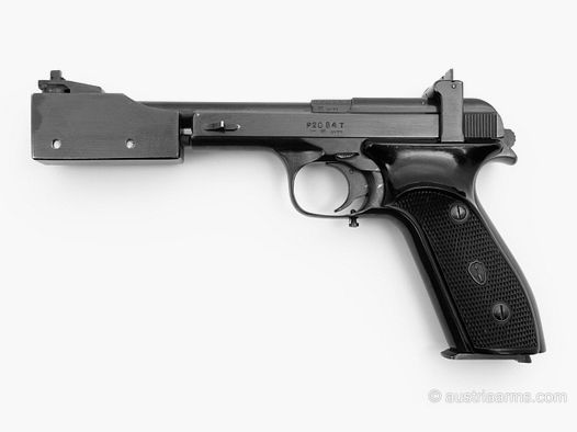 Margolin Kleinkaliber Pistole mit Laufgewicht, neuwertige Gebrauchtwaffe, .22 LR