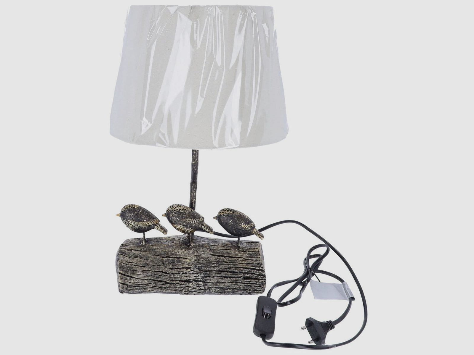 Gilde Lampe Vögel Woody Kunstharz