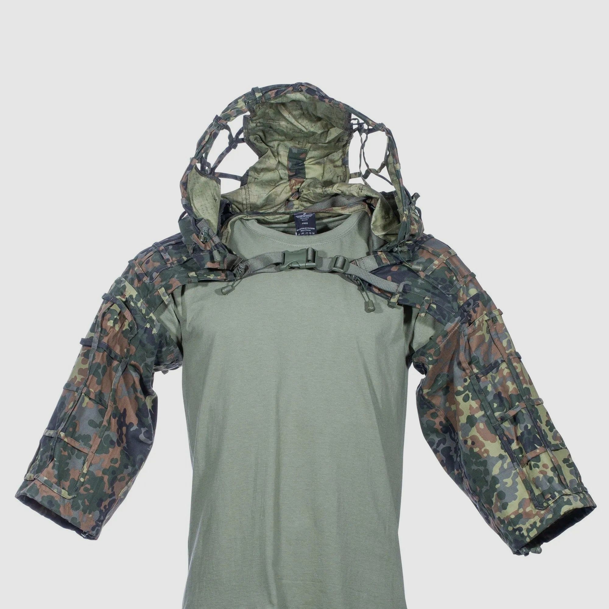Invadergear Invader Gear Ghillie Sniper Bolero Plain flecktarn