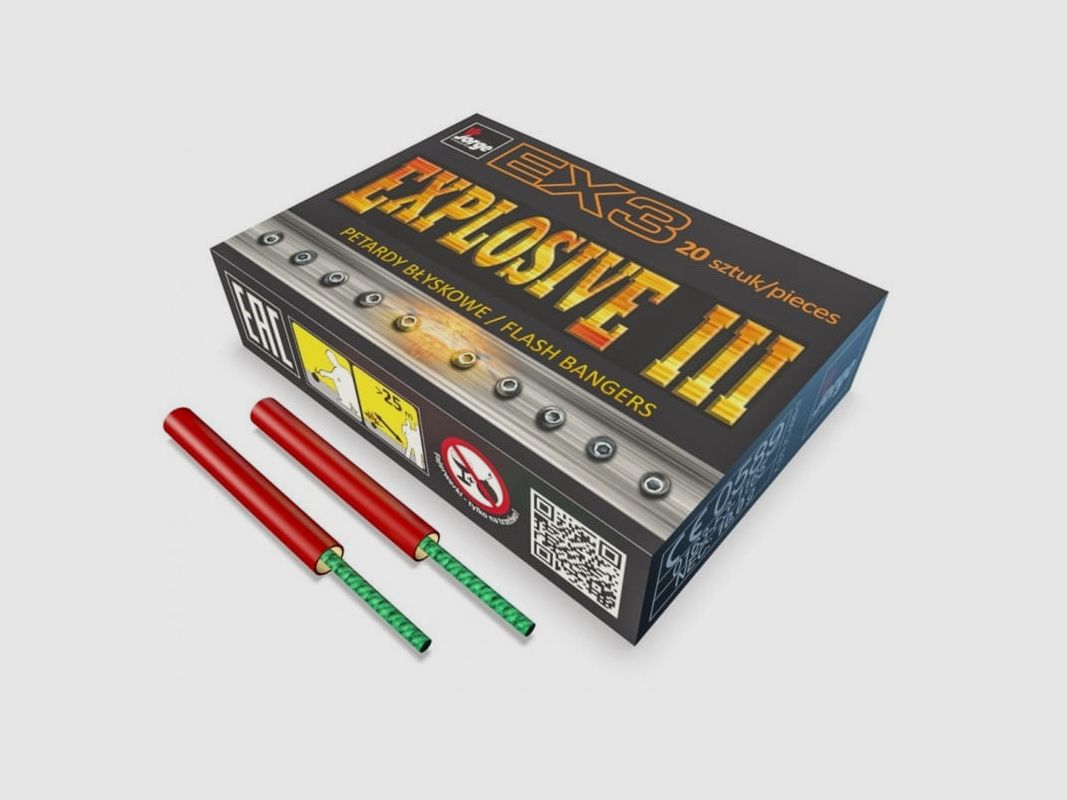 EX3 Explosive III-knallers – 20 stuks