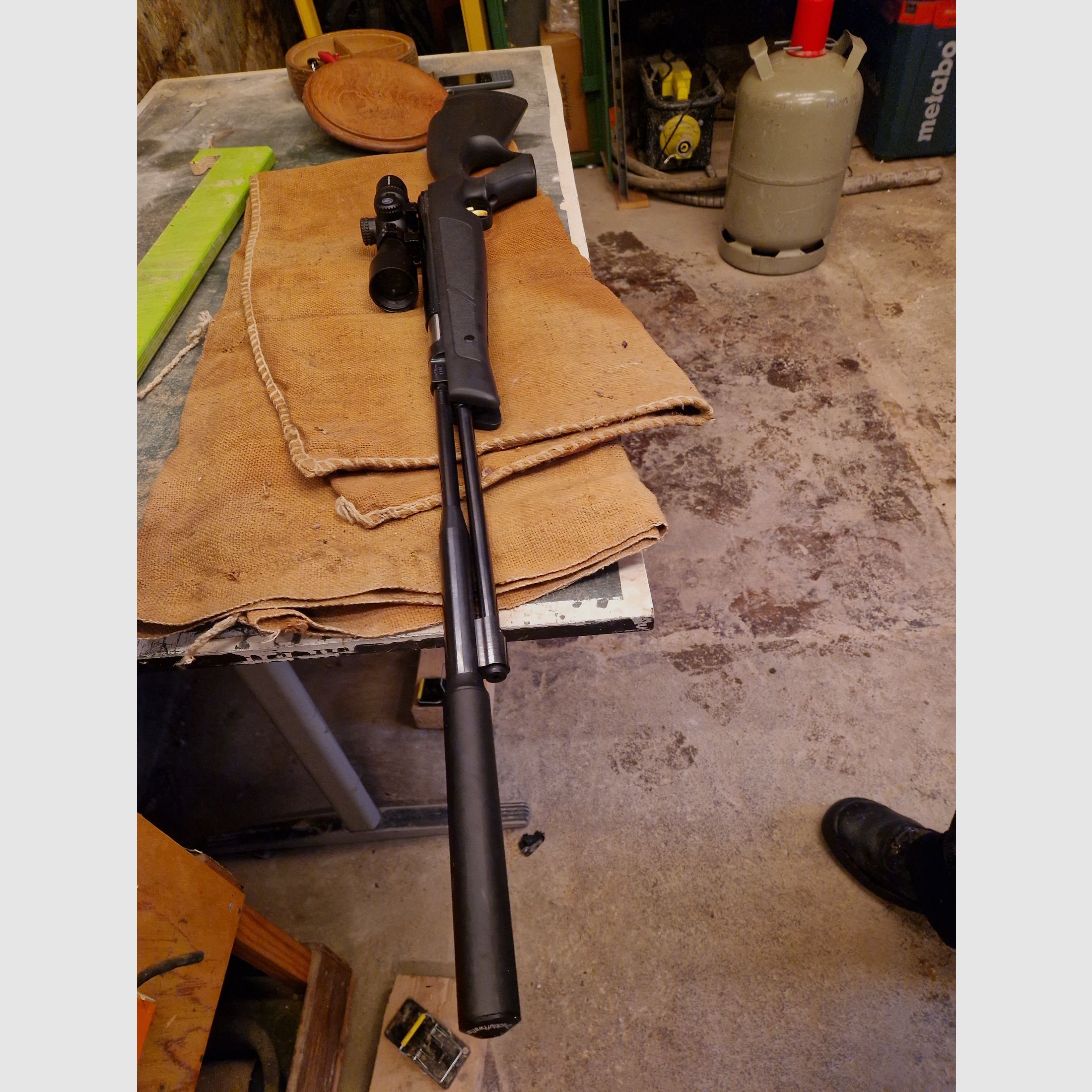 HW97 black Weihrauch Unterhebelspanner 4,5mm .177 F 7,5J