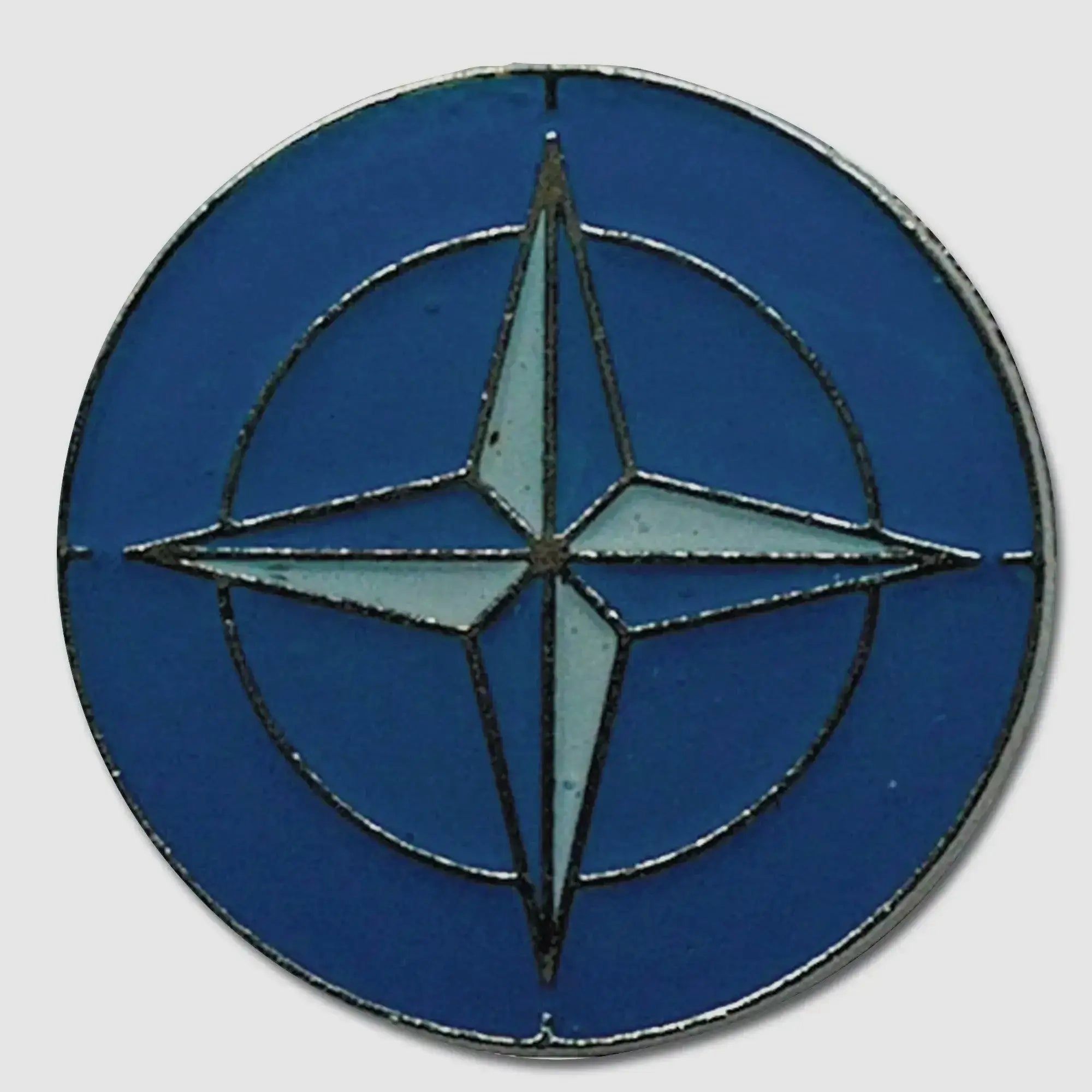 ASMC ASMC Pin Mini Metalowa Odznaka NATO