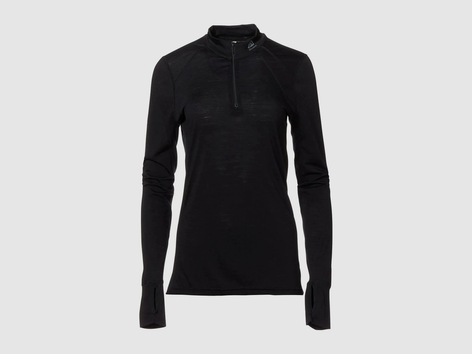 aclima Aclima Pullover LightWool Zip Shirt jet black Frauen
