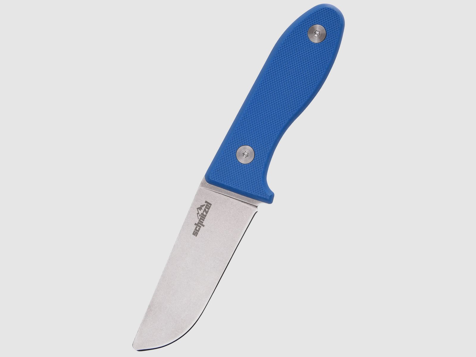 Schnitzel Kindermesser UNU  rostfreier 8Cr13Mov-Stahl mit Stonewash-Finish blau