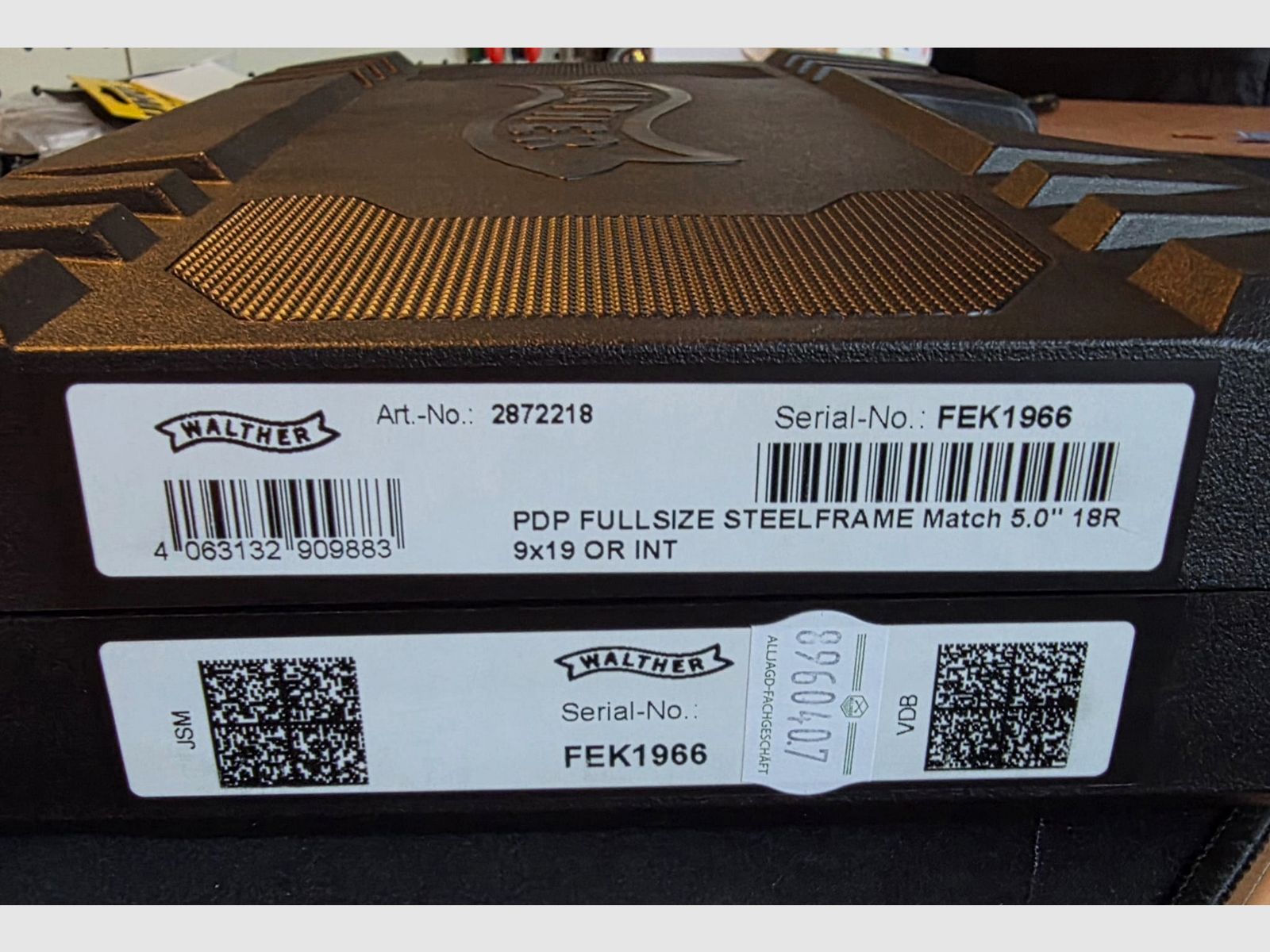 Walther PDP SteelFrame Match 5" mit viel Zubehör