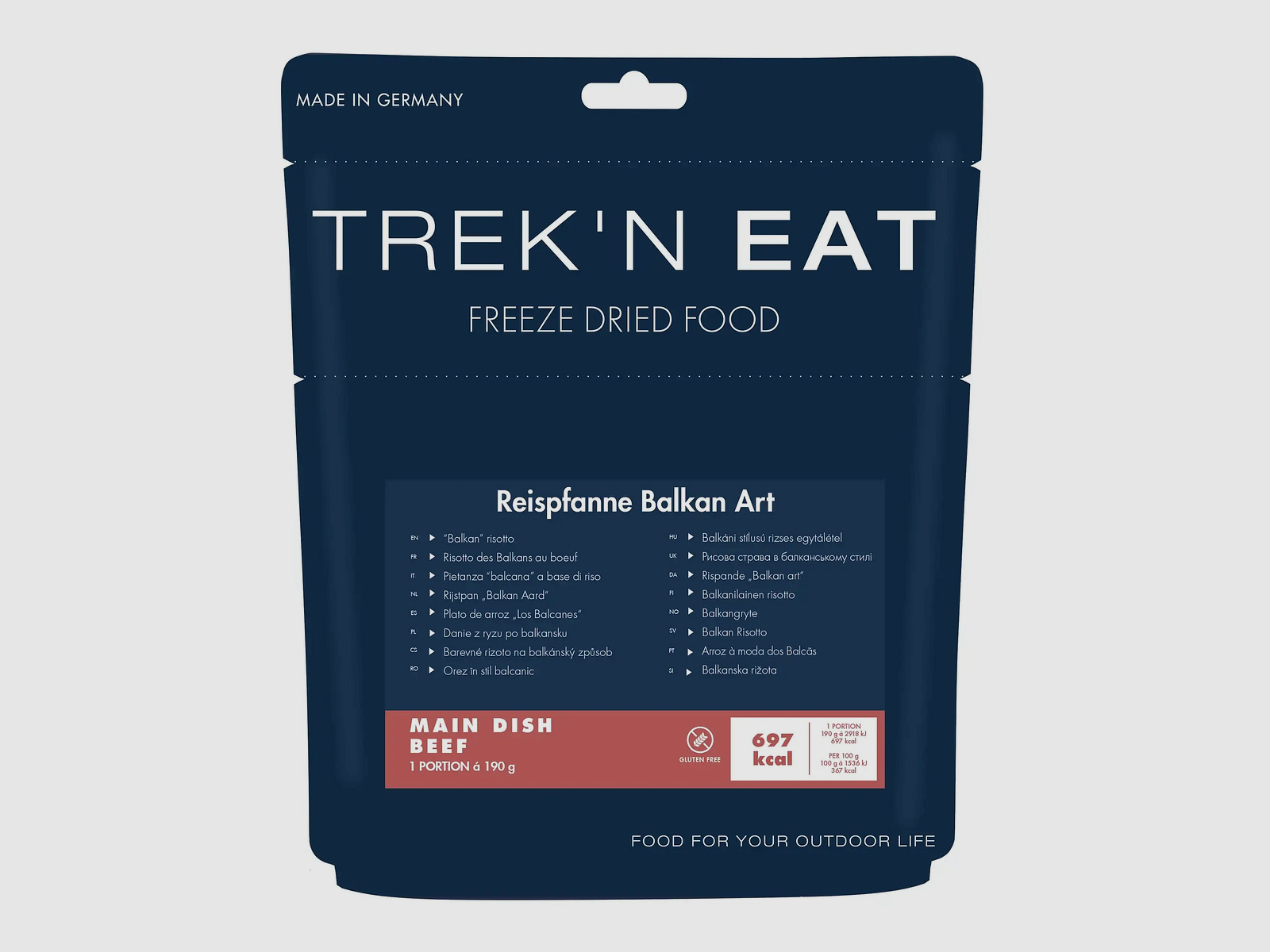 Trek'n Eat Rijstpan Balkan Stijl
