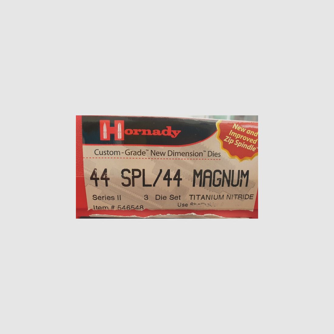 Matrizensatz Hornady Custom Grade für 44 Mag, 3-teilig incl Hülsenhalter