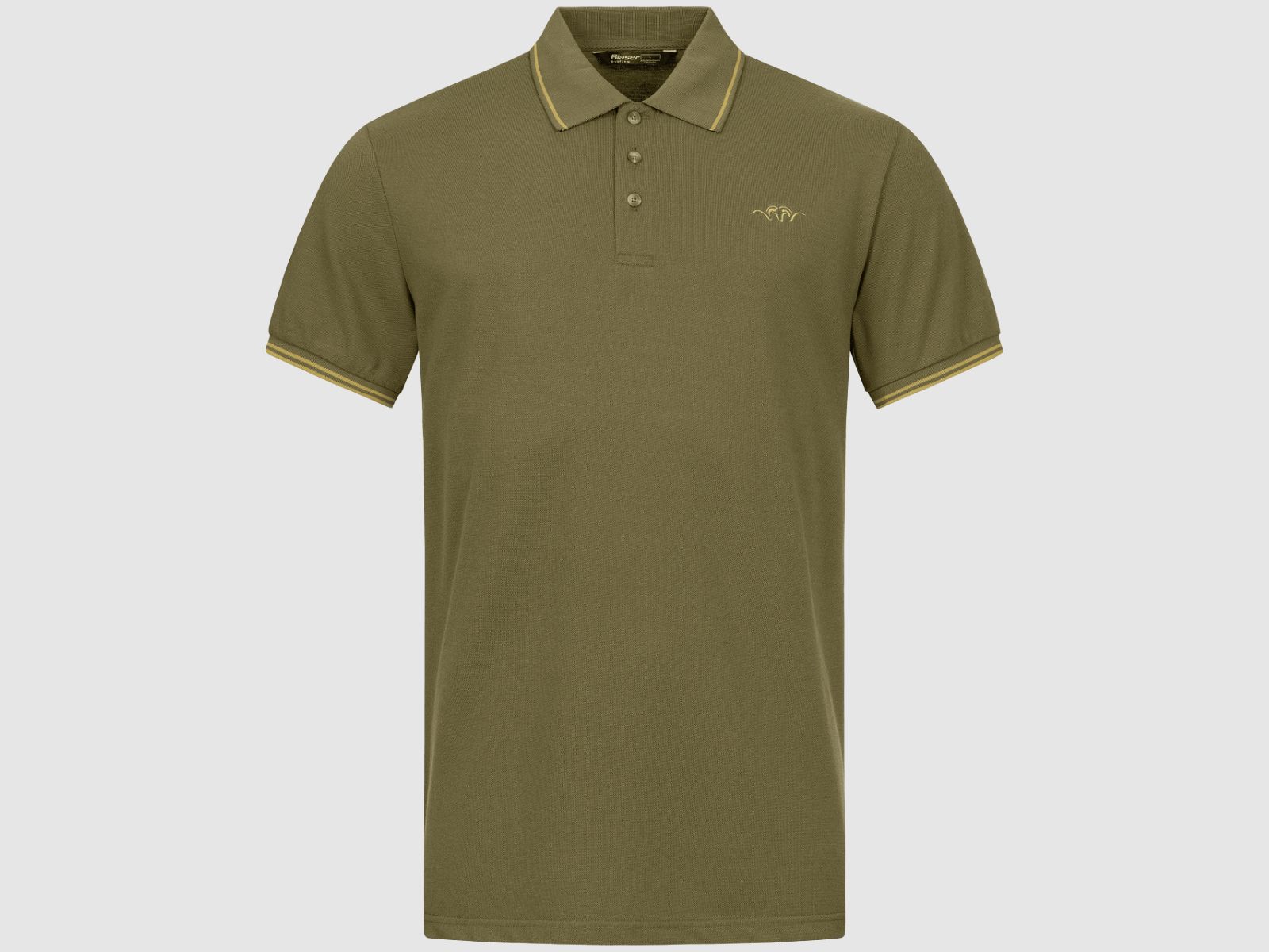 Blaser Herren Polo Shirt 22 dunkel oliv