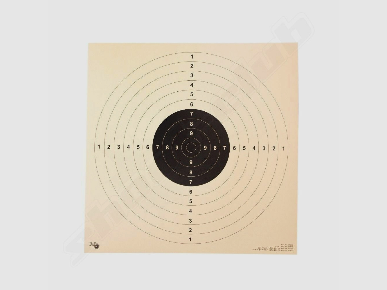 Pinnecke e Engelhardt 25 bersagli ISSF BDS DSB DSU BDMP VdRBw - 25/50/100m