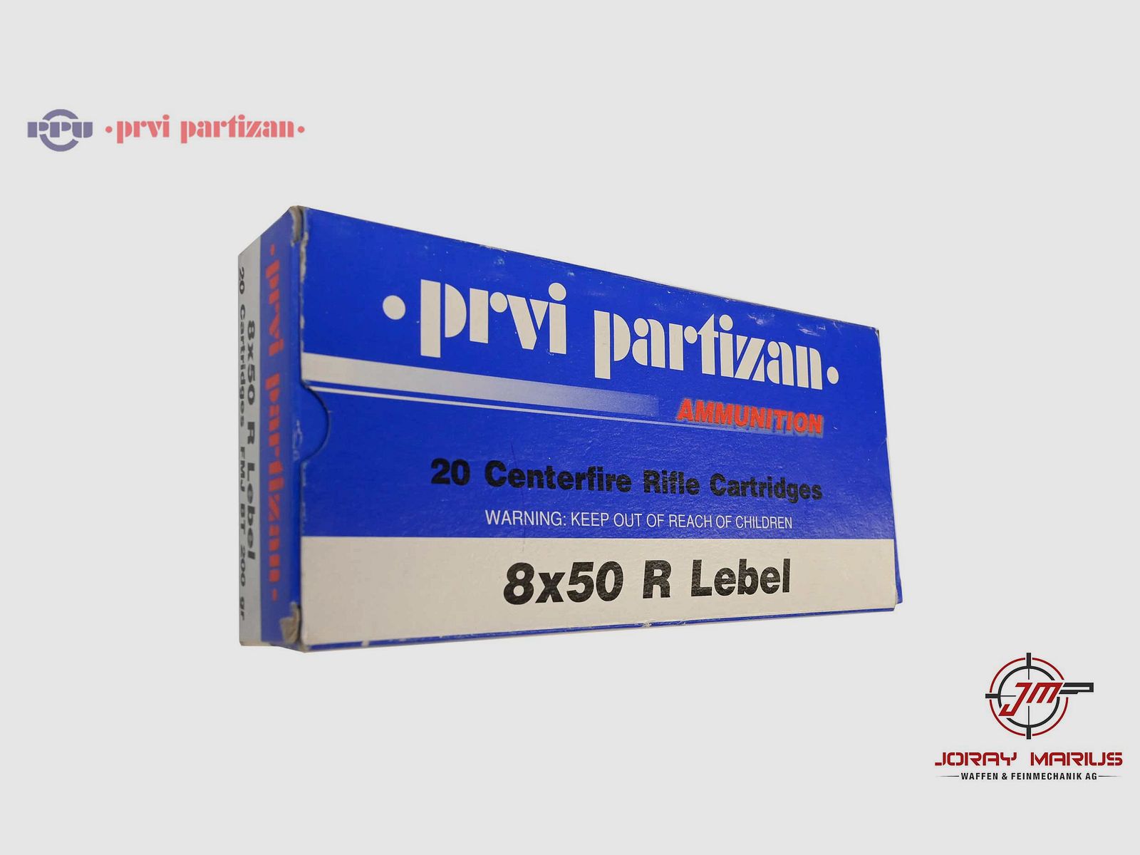 8x50R Lebel PRVI Partizan 12.96g 200gr FMJ BT