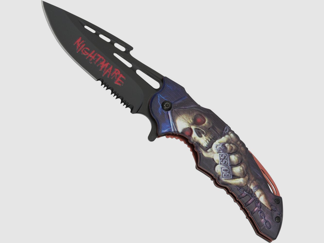 Taschenmesser Nightmare II mit schwarzer Klinge