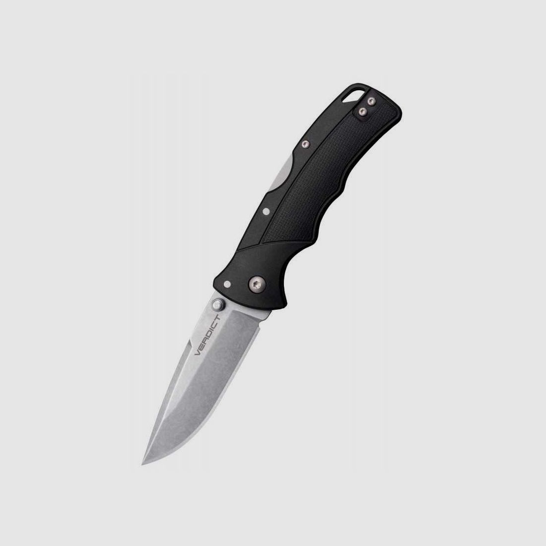 Cold Steel Verdict Taschenmesser, Spear Point, 4116SS, schwarzer Griff
