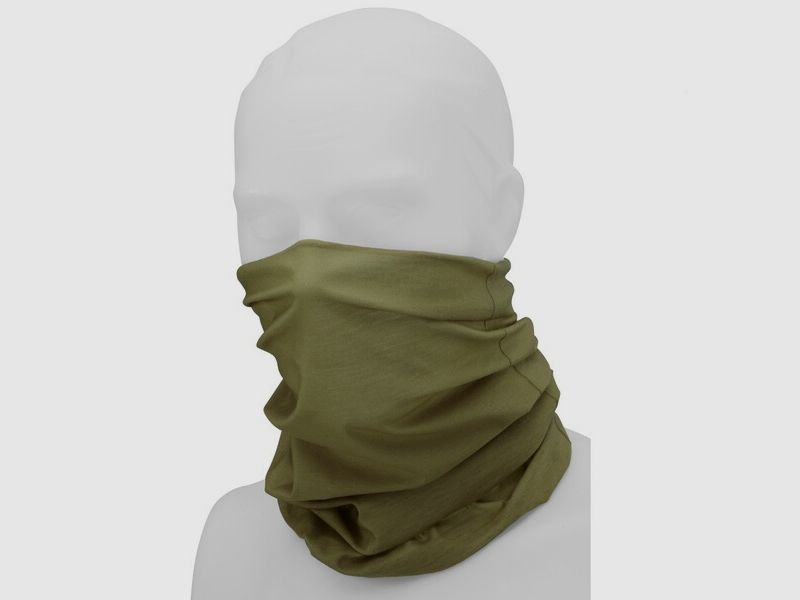Multifunktionstuch (Schlauchschal / Balaclava) für Mund, Gesicht, Hals -Einheitsgröße- Oliv