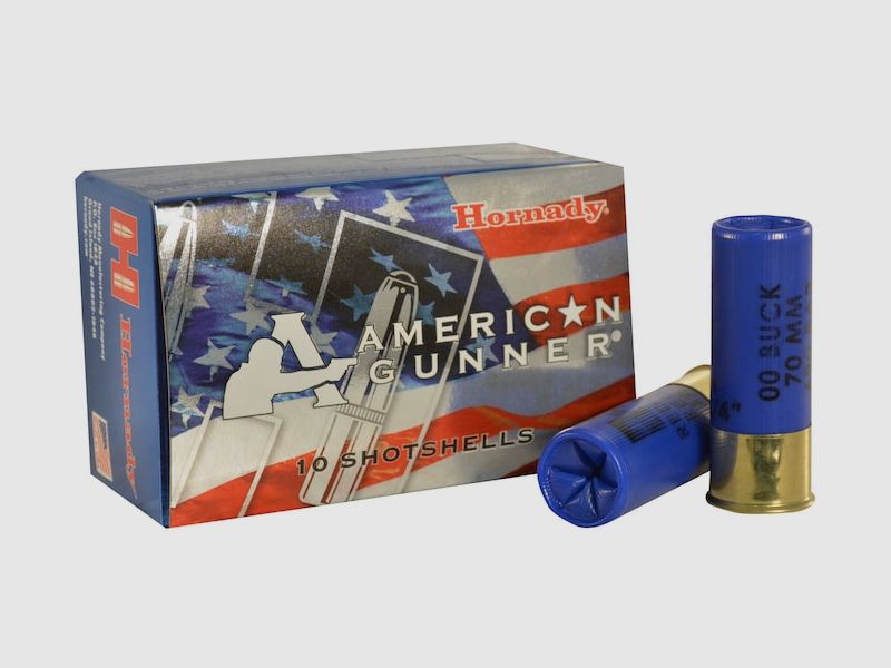 Cartuccia da Fucile Hornady American Gunner .12/70 42g Buckshot #00 (8,4mm) 10 Cartucce