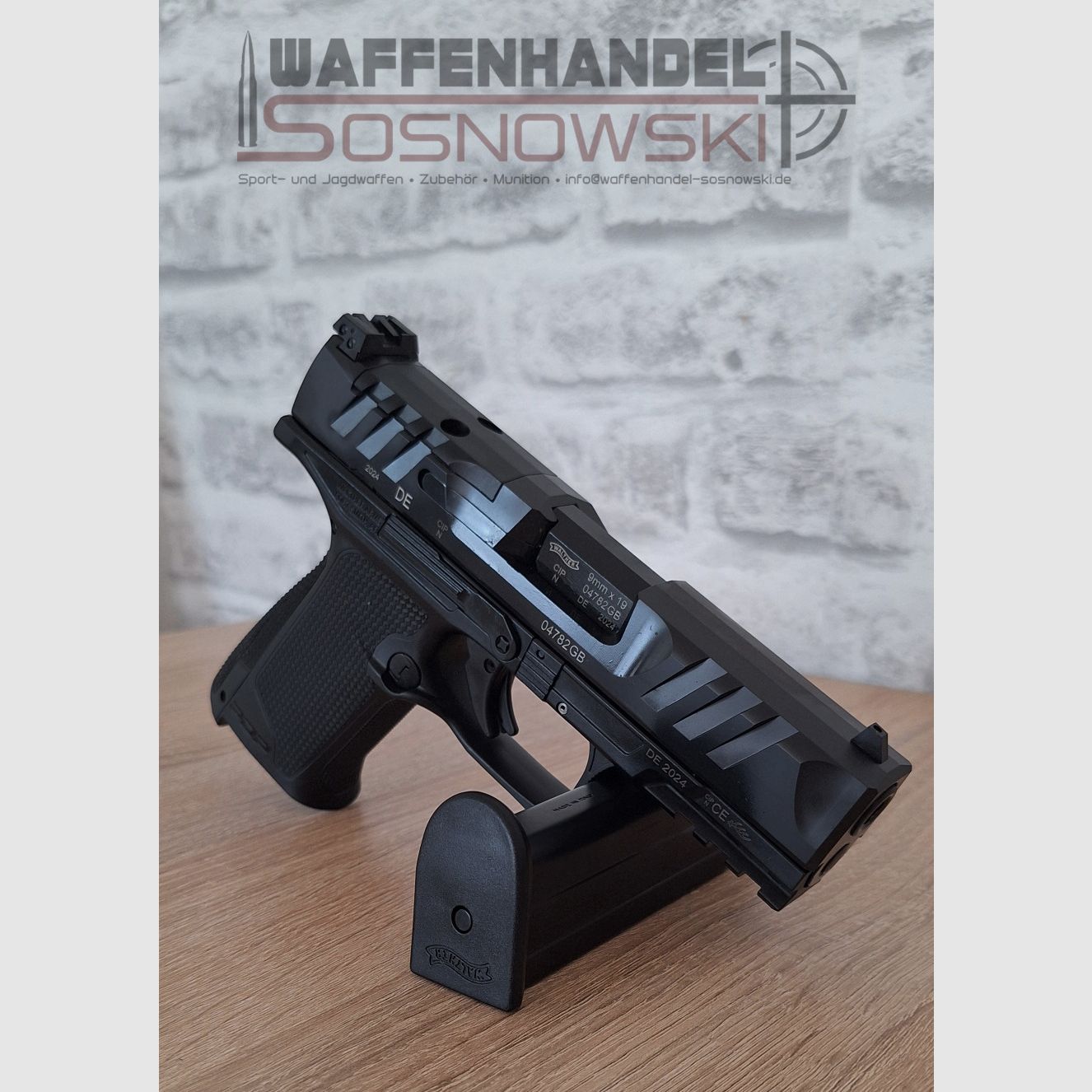 Pistola Walther PDP F-Serie OR 4" Femenina 9mm Luger