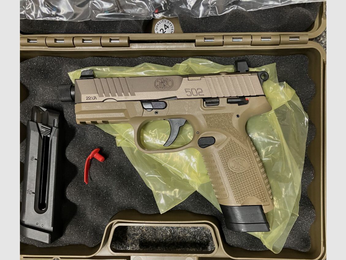 FN 502T Kaliber: .22lr in Ral 8000