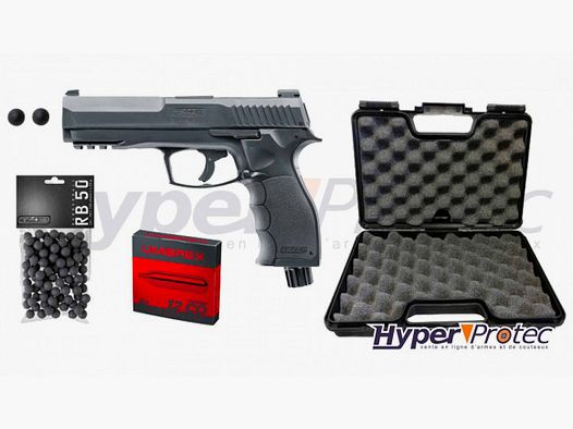 Pack Fertig zum Schießen T4E Pistole HDP 50 GEN2 zur Verteidigung