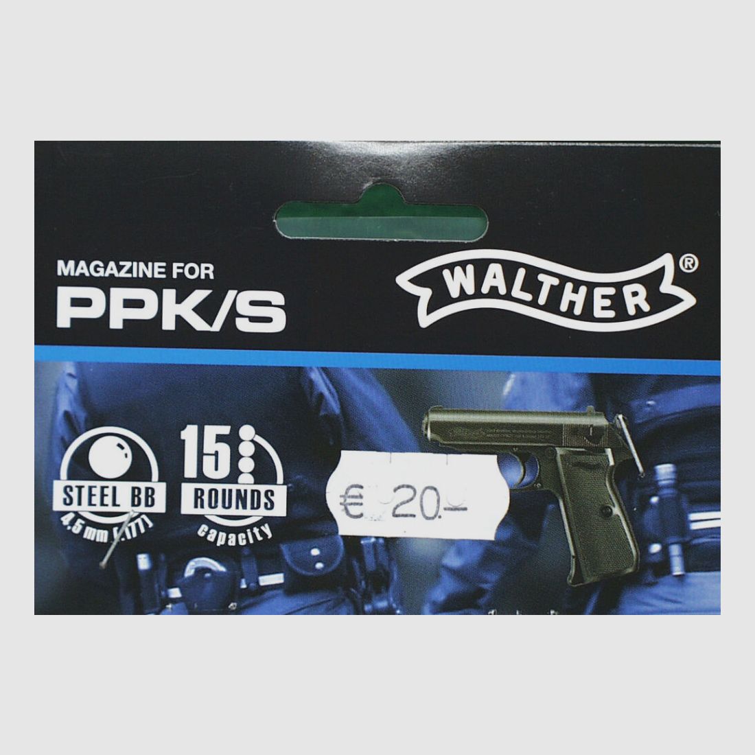 Walther Replacement Magazine for Co2 Pistol PPK/S, image 2 of 2