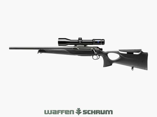 Sauer 505 Synchro XT Black Left Complete Package including Optics