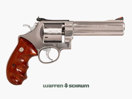 Smith & Wesson Mod. 627-0 , N-Rahmen, ungeflutete Trommel, Round-Butt-Griff, .357Mag