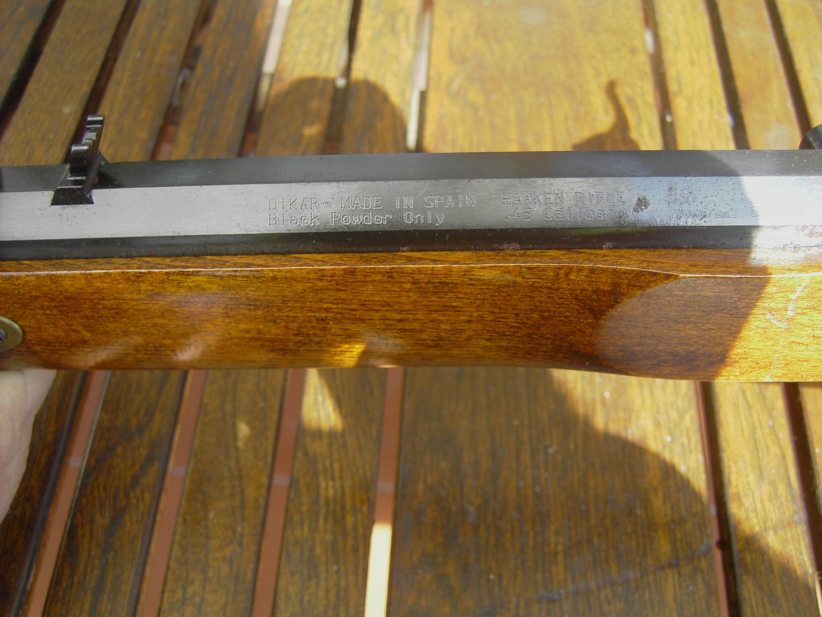Vorderlader Dikar Made in Spain Hawken Rifle 45 cal.