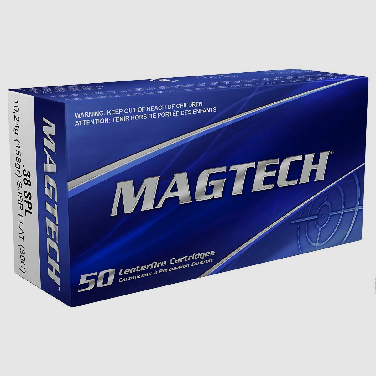 .38 Spec. Magtech SJSP Flat 158gr/10,2g (38C), image 1 sur 3
