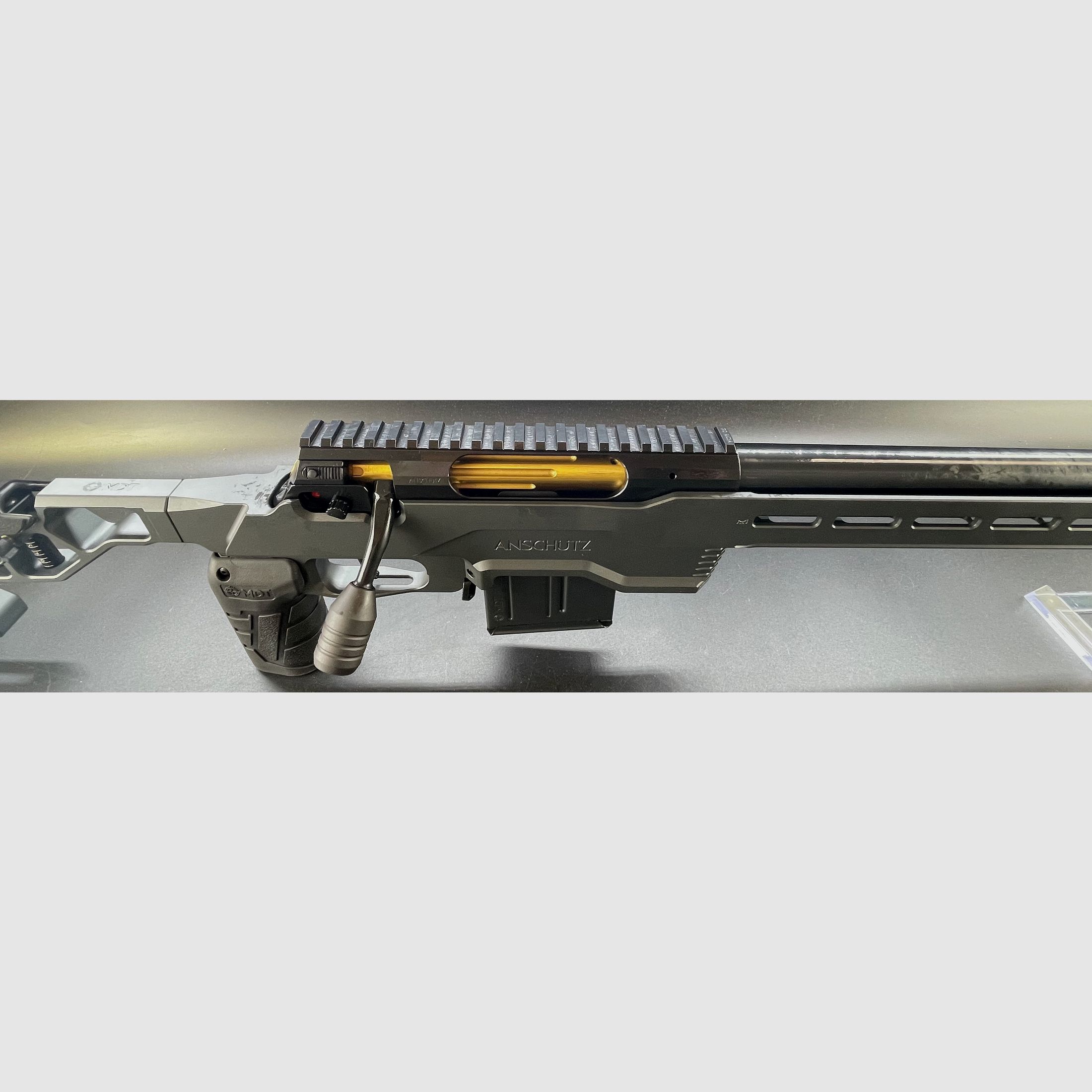 J.G. Anschütz 1782 D APR Grey 6,5 Creedmoor Gold "TIN" im ACC Premier Chassis von MDT M18x1 660 LL