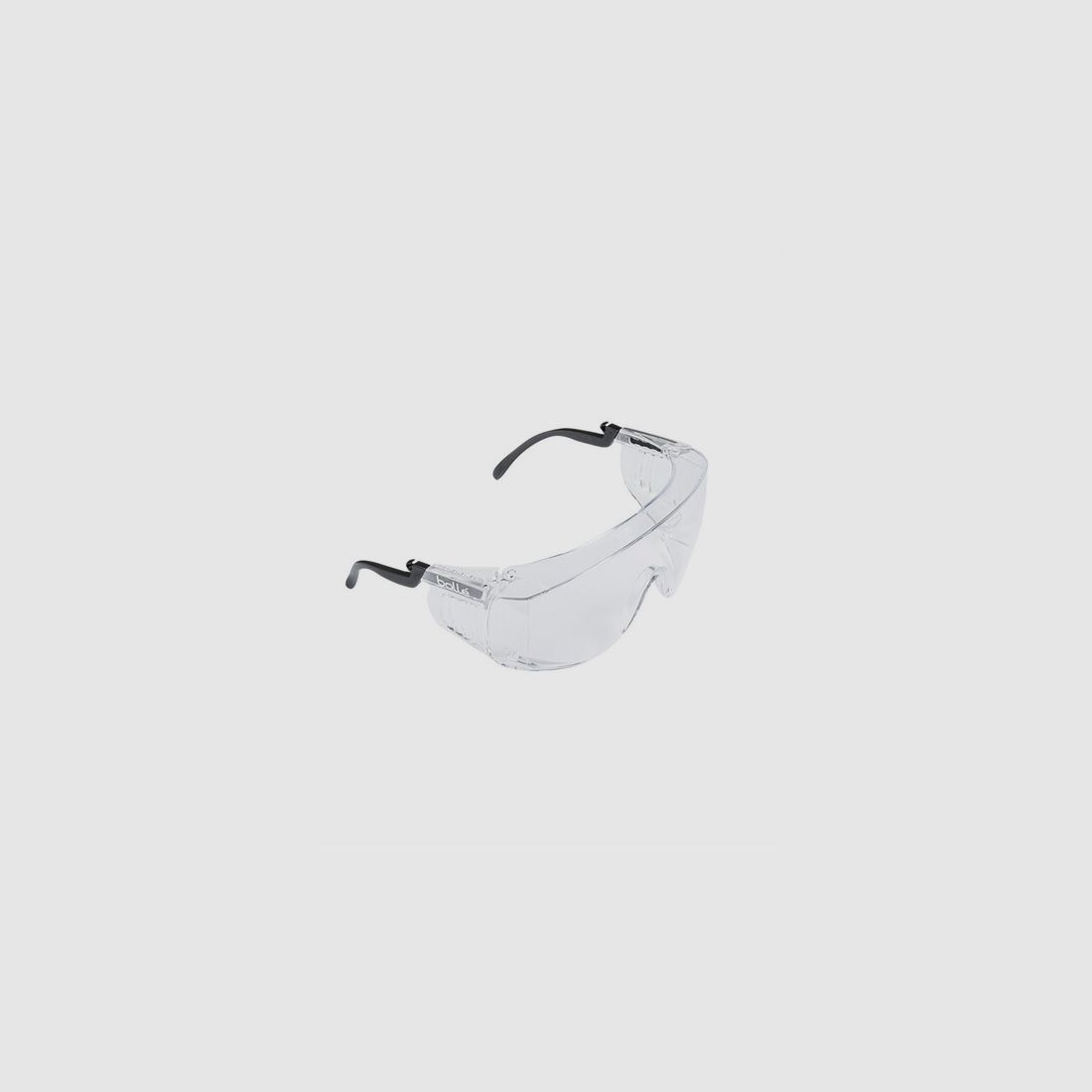 Tact. Schutzbrille Bollé® "Squale" - Klarglas + UV-Schutz + Brillenband - für Werkstatt und Hobby