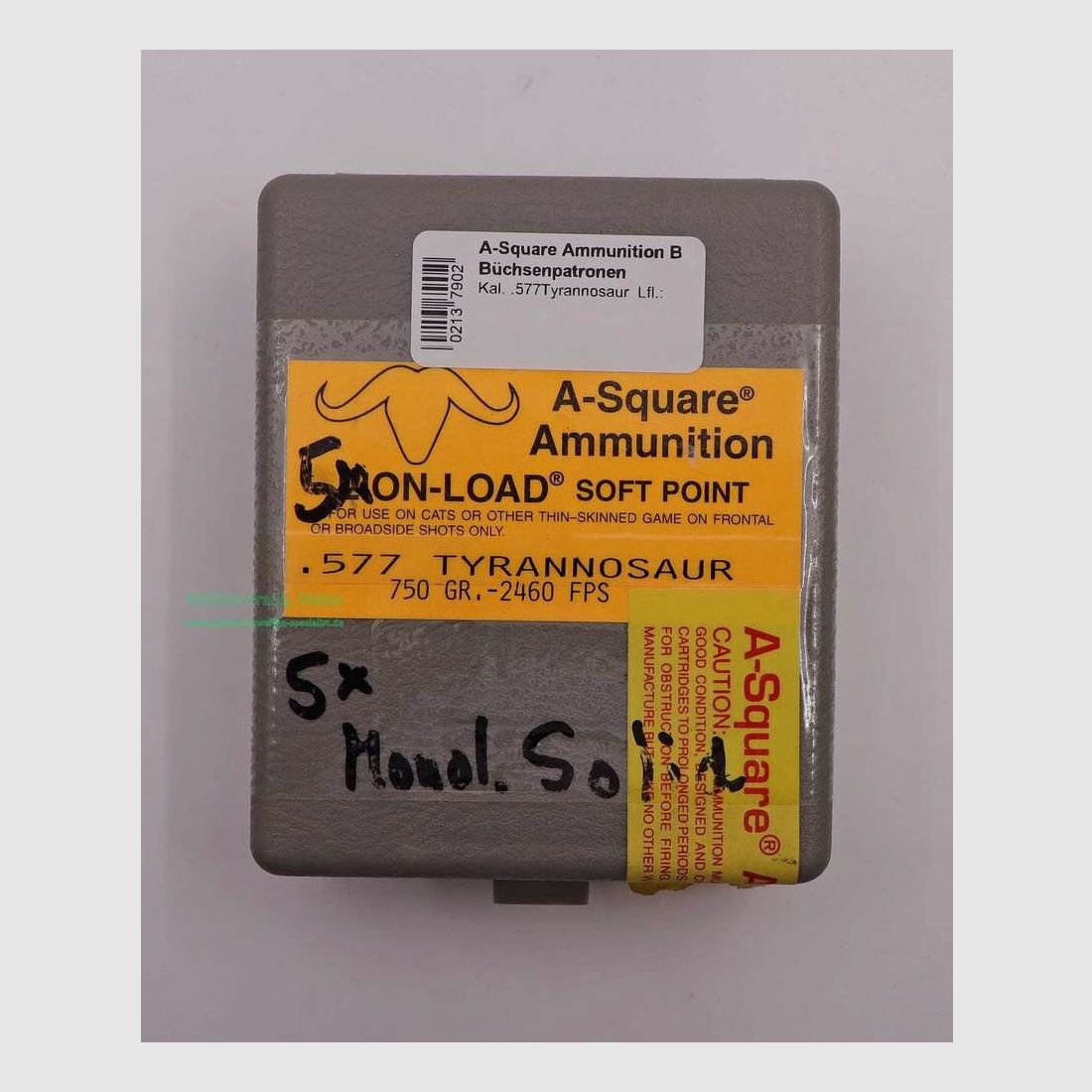 A-Square Ammunition Rifle Cartridges .577 Tyrannosaur
