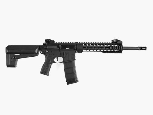 AR15 KeyMod 10 Zoll CHARLIE Schwarz S-AEG Softair Gewehr Frei ab 18 Jahren | Delta Armory