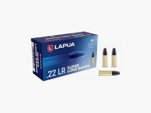 Munizioni 22 LR LAPUA Super Long Range conf.50 pz.