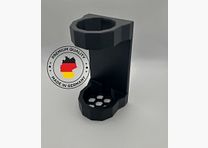 Supporto magnetico per suppressore fino a 46mm NERO | Supporto per suppressore per armadio porta armi
