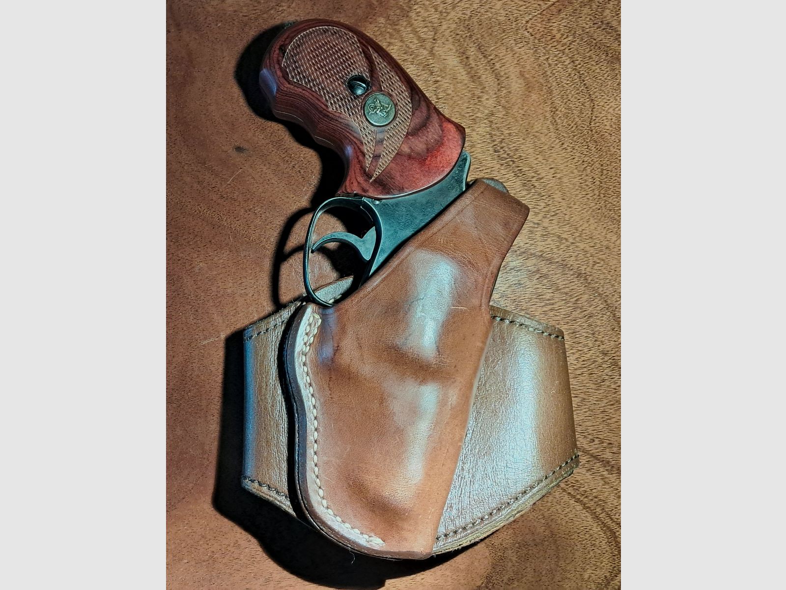 Bianchi  /   Bein  /  Knöchel holster   aus Leder  