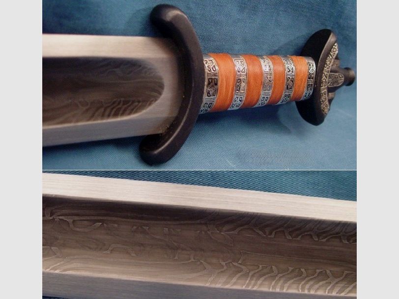 Sächsisches Schwert 9. Jahrhundert, wikingerzeitlich, Replika, NEU