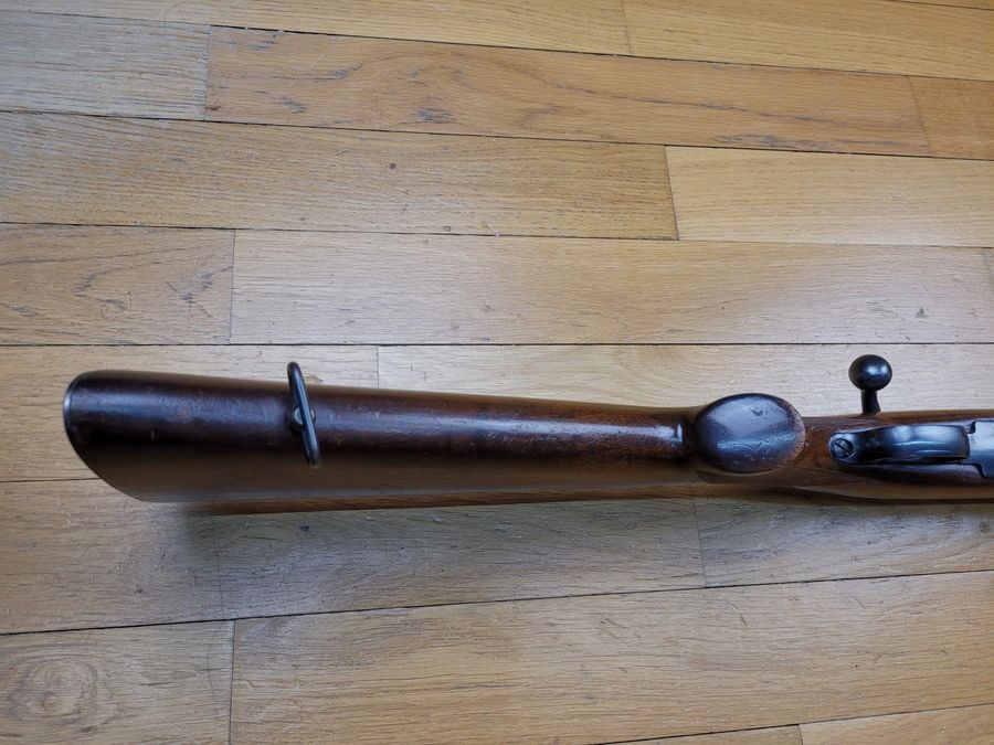 Sublime Winchester M70 Rifleman – 270Win – Luxusfertigung 1947 – Werkseitig für Optik bereit – Wunderschöner Nussbaum – Handriffelung – Wunderschöne Mechanik – Wunderschöner Lauf – Herkunft ex-Hussard – Ausnahmewaffe – Zustand nahezu neu!, Bild 24 von 32