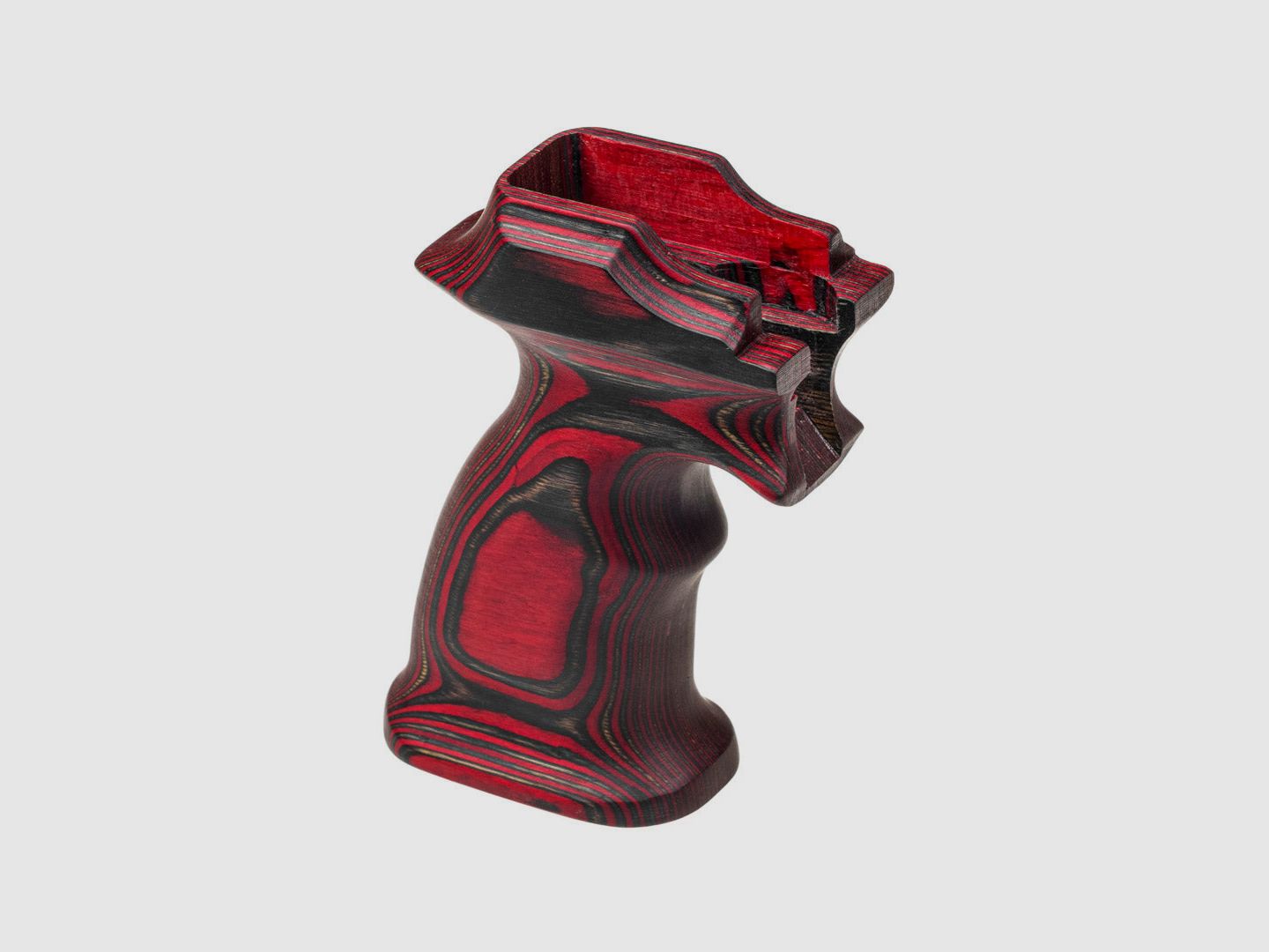 Grip for Huben GK1 | High-quality birch wood | handmade | Red-Black