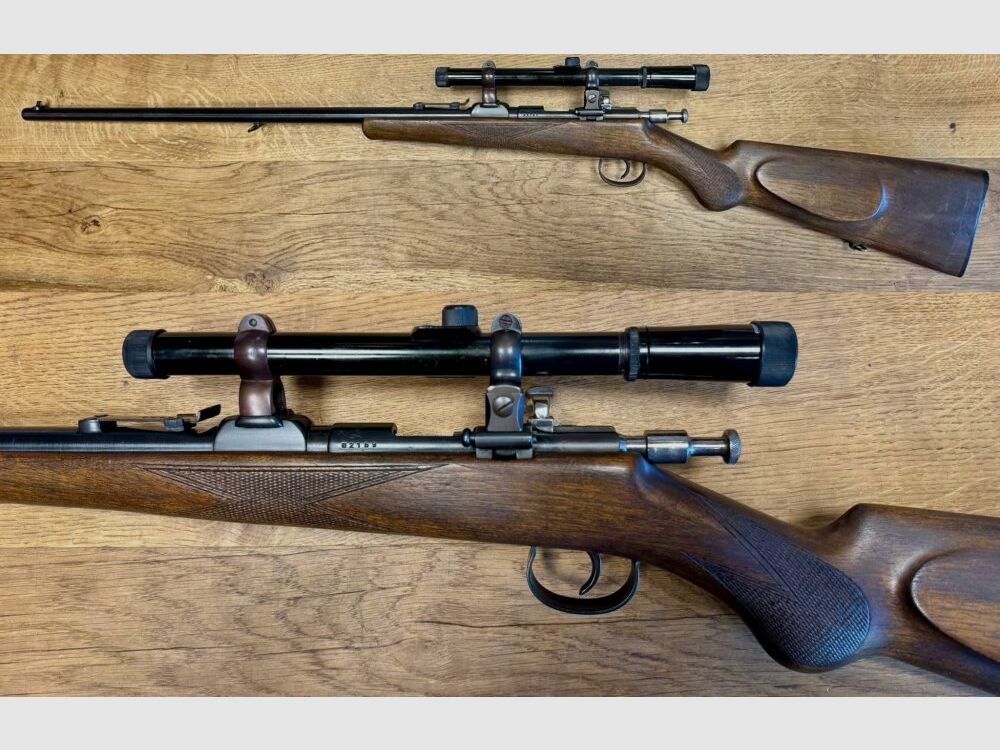 Anschütz .22 LR con telescopio